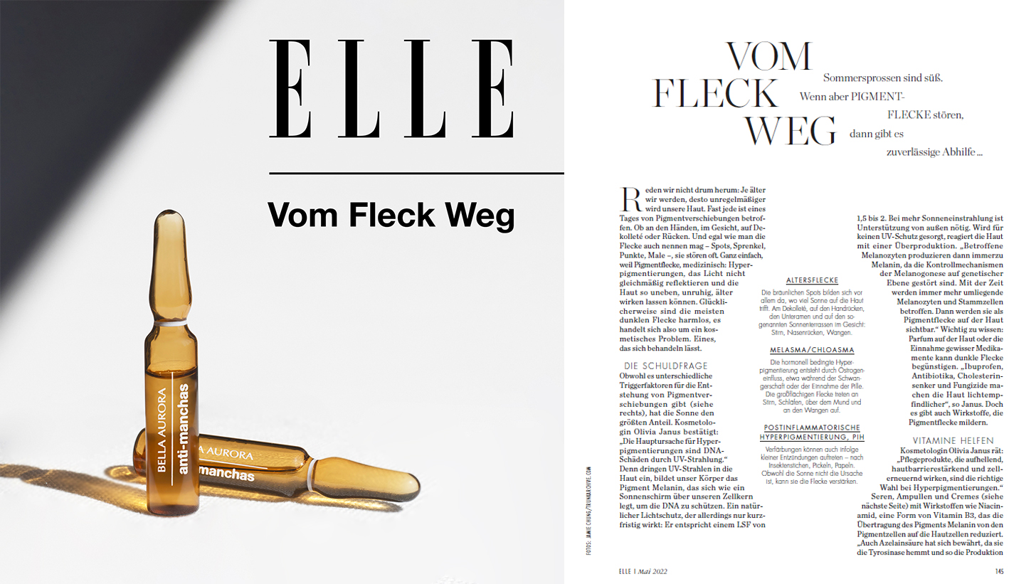 Anti-dark spot treatment bio10 Forte hits German magazines!