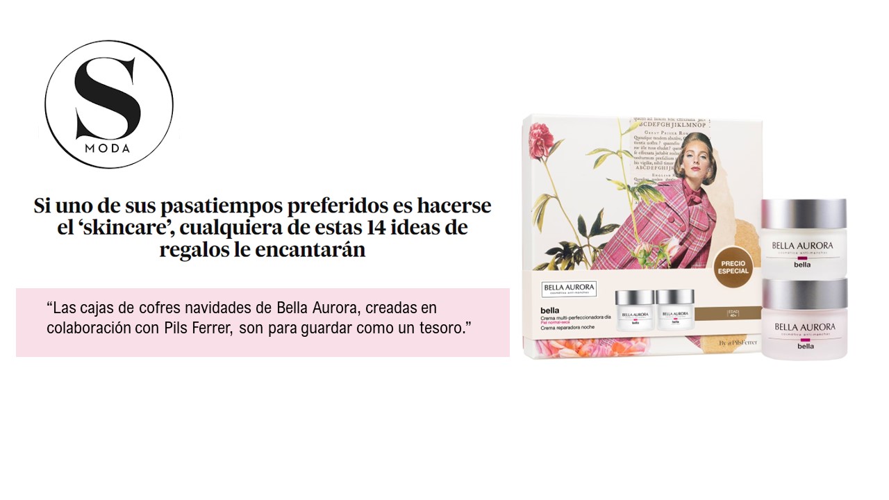SModa, de El País, elige los packs navideños de Bella Aurora como el regalo perfecto